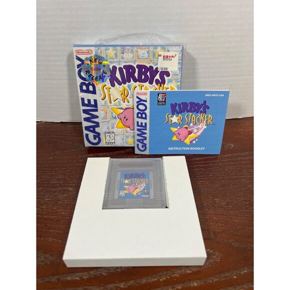 Kirbys Star Stacker Game Boy Cartridge Complete In Box Vintage 1997 Nintendo - Picture 1 of 5